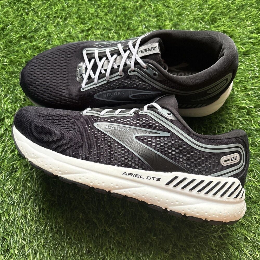 Brooks Ariel GTS 23 Black/White Running Athletic Sneakers Women’s Size 9 B